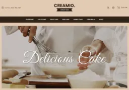 Template de sitio web ejemplo e-commerce