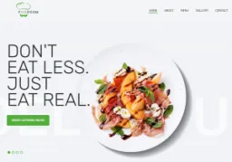 Template de sitio web ejemplo e-commerce