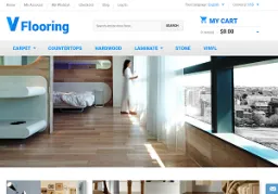 Template de sitio web ejemplo e-commerce