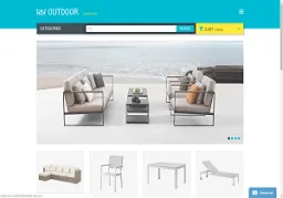 Template de sitio web ejemplo e-commerce